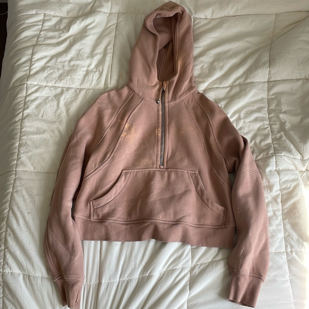 Lululemon scuba oversized half zip size xs/s